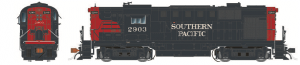 Rapido Trains 31041   Southern Pacific (Bloody Nose) Diesel Locomotive Alco RS-11 (DC Silent)