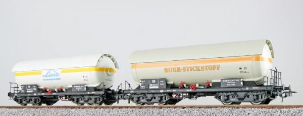 ESU 36524  LPG tank car set, LINDE + NITROGEN, DB