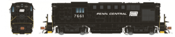 Rapido Trains 31034   Penn Central (ex-NH) Diesel Locomotive Alco RS-11 (DC Silent)