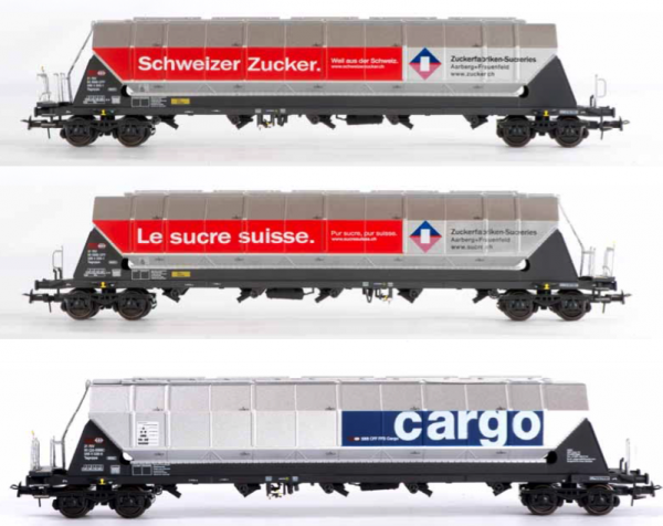 B-Models 92105  SBB Cargo 3 Silo Wagon Set