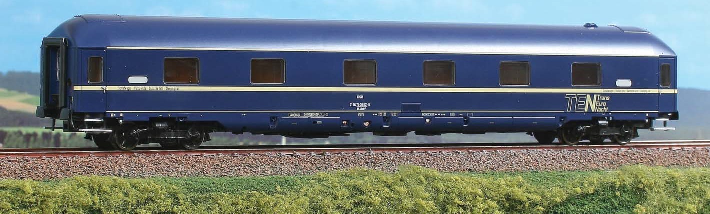 ACME 52383  Sleeping car Trans Euro Nacht (TEN) livery, DSB