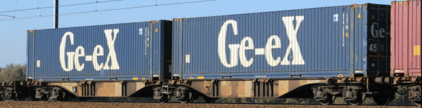B-Models 55102  Container Cars Sggmrss 90 "GE-EX"
