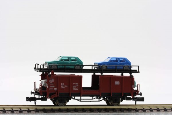 Fleischmann 8225  Double-decker car transporter w/cars, DB