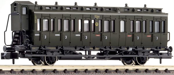 Fleischmann 807104  3rd class compartment coach type C pr 21, DRG