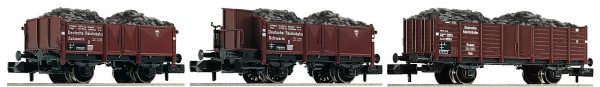 Fleischmann 820802  3 piece set coal train, DRB
