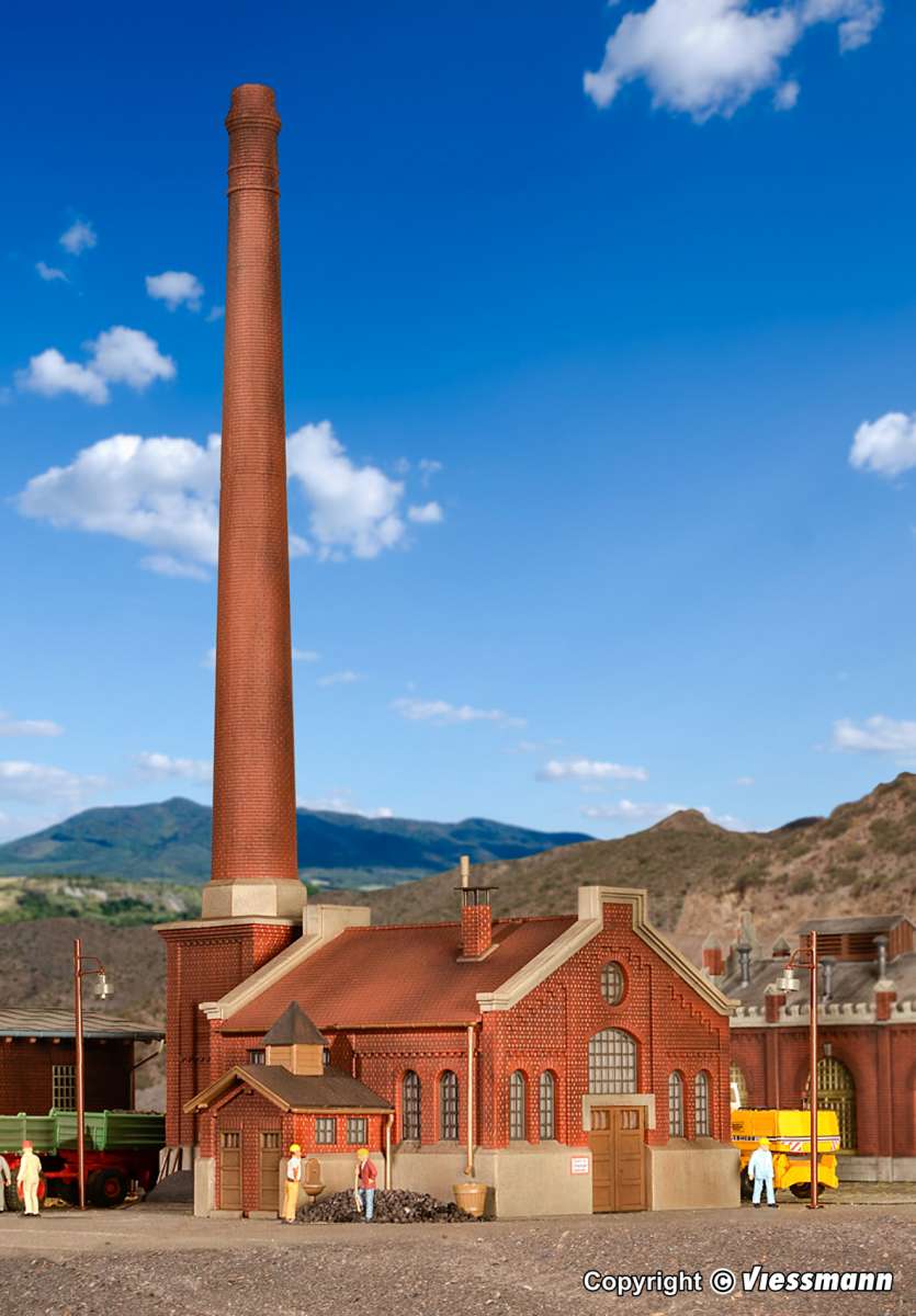 Kibri 9784  HO Boiler house with chimney