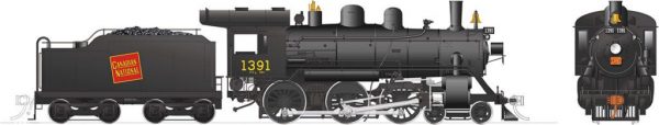 Rapido Trains 603507  Canadian National H-6-g Steam Locomotive