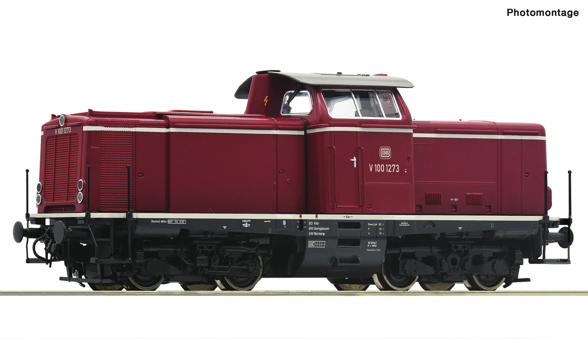 Roco 70980  Diesel Locomotive V 100 1273, DB (DCC/Sound)
