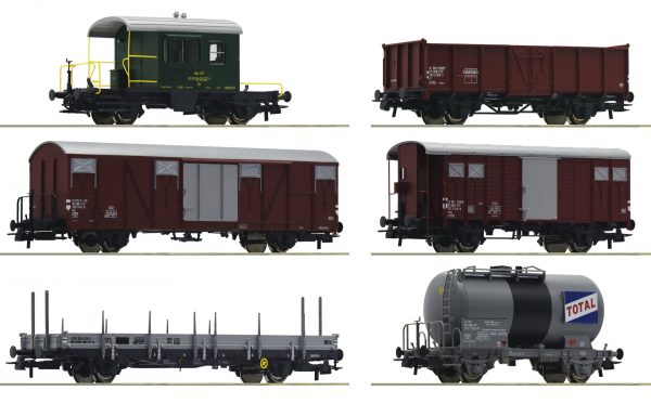 Roco 76051  6 piece goods wagon set "Gotthardbahn", SBB