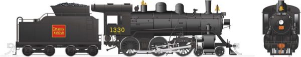 Rapido Trains 603510  Canadian National H-6-d Steam Locomotive