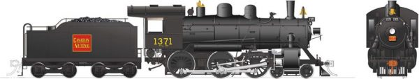 Rapido Trains 603511  Canadian National H-6-g Steam Locomotive