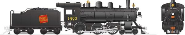 Rapido Trains 603509  Canadian National H-6-g Steam Locomotive