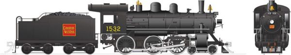 Rapido Trains 603515  Canadian National H-6-d Steam Locomotive