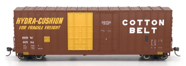 InterMountain Railway 4134005-06  Gunderson 50' Hi-Cube Box, Cotton Belt "Hydra Cushion"