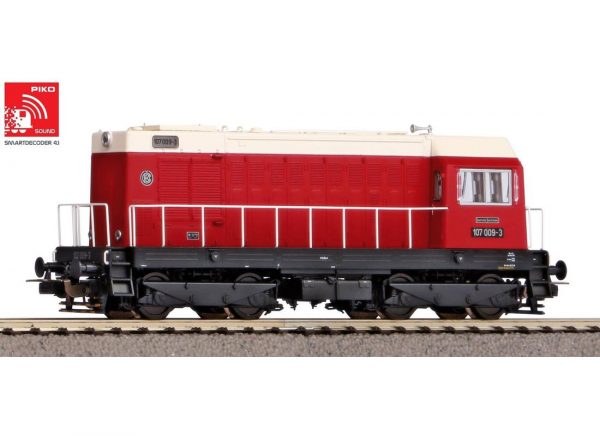 Piko 52422  Diesel locomotive BR 107, DR (DCC w/Sound)