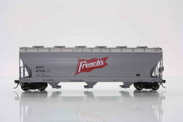InterMountain Railway 47085-06  French's  ACF 4650 Cu. Ft. 3-Bay Hopper