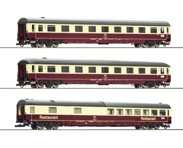 Roco 74096 3 piece set 2: Auto-train “Christoforus-Express”, DB