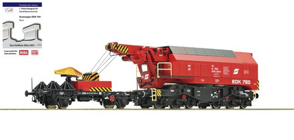 Roco 79036 Slewing railway crane for digital operation, ÖBB (AC Digital/Sound)