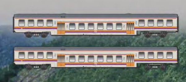 ACME 70088  2 piece set 2nd class passenger coaches, FS