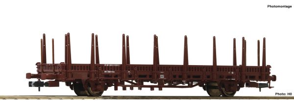 Fleischmann 825602  Stake wagon with steel stanchions type Rm, DR