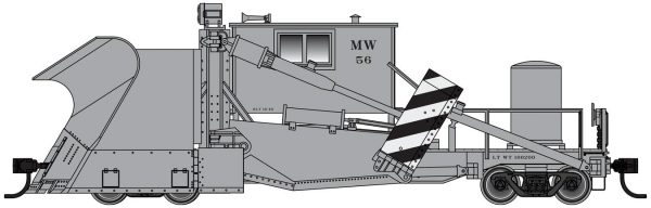 Walthers Proto 110124  Jordan Spreader, Maintenance of Way