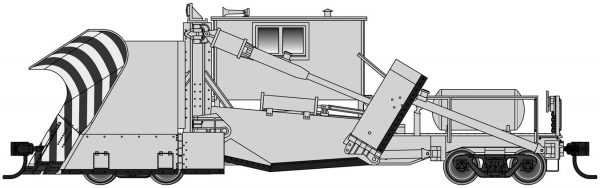 Walthers Proto 110125  Jordan Spreader, Silver (Painted, Unlettered)