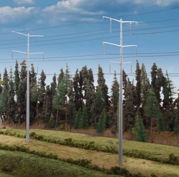 Walthers Cornerstone 3343  Modern High Voltage Transmission Towers