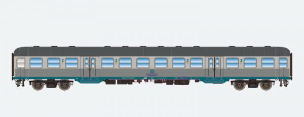 ESU 36484   2nd class passenger coach, DB