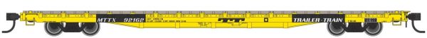 Walthers Mainline 5342   60' Pullman-Standard Flatcar, Trailer Train MTTX