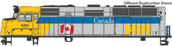 Walthers Mainline 19470  EMD F40PH Phase IIb, VIA Rail (DCC w/Sound)