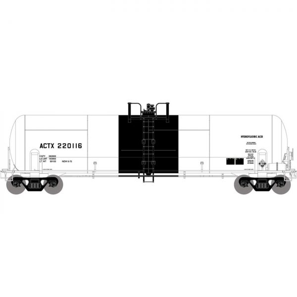 Athearn 15936  RTC 20,900-Gal Acid Tank, ACTX