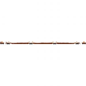 Athearn 64025 3-piece set  57’ Trinity Spine Car, BNSF