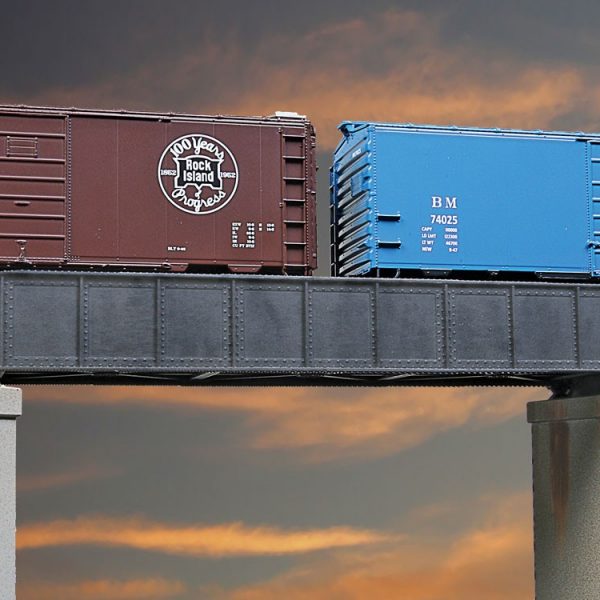 Walthers Cornerstone 4501  50' Single-Track Railroad Through Girder Bridge