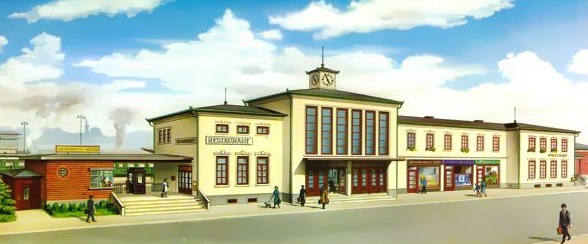 Pola 203  Railway Station "NEUSTADT"