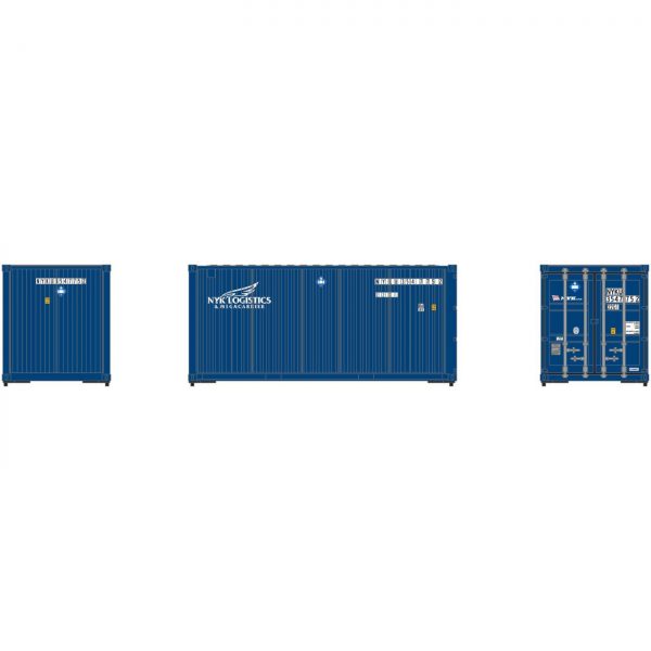 Athearn 28879  20’ Corrugated Container, NYK (3 Pack)
