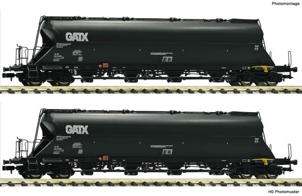 Fleischmann 849005  2 piece set silo wagons, GATX