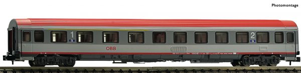 Fleischmann 814431  1/2 class Eurofima wagon in current livery, ÖBB