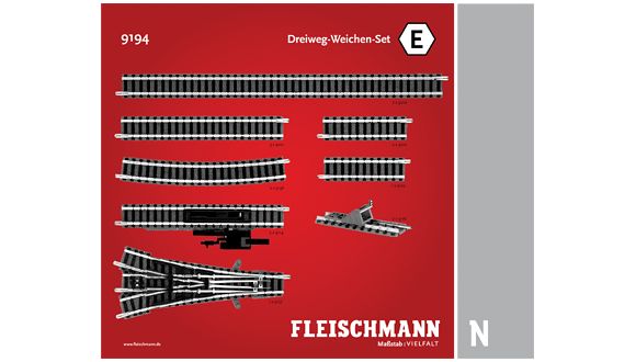 Fleischmann 9194  N scale track set E