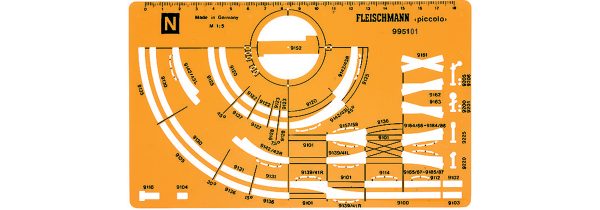 Fleischmann 995101  Track Stencil for N gauge