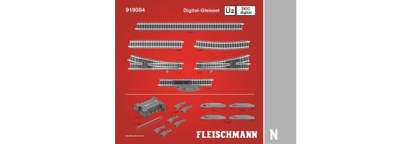 Fleischmann 919084  N DCC digital, Track Set Ü2