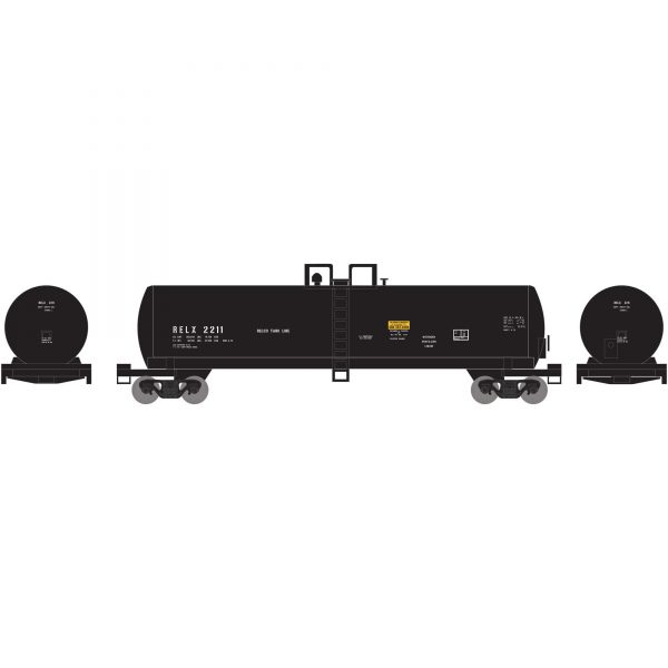 Athearn 13723   N 50′ RTC 20,000 Gallon Tank Car, RELX #2211