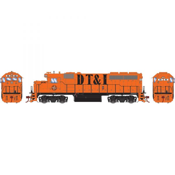 Athearn Genesis 64682  Diesel Locomotive GP40-2, DT&I (DCC/Sound) #406