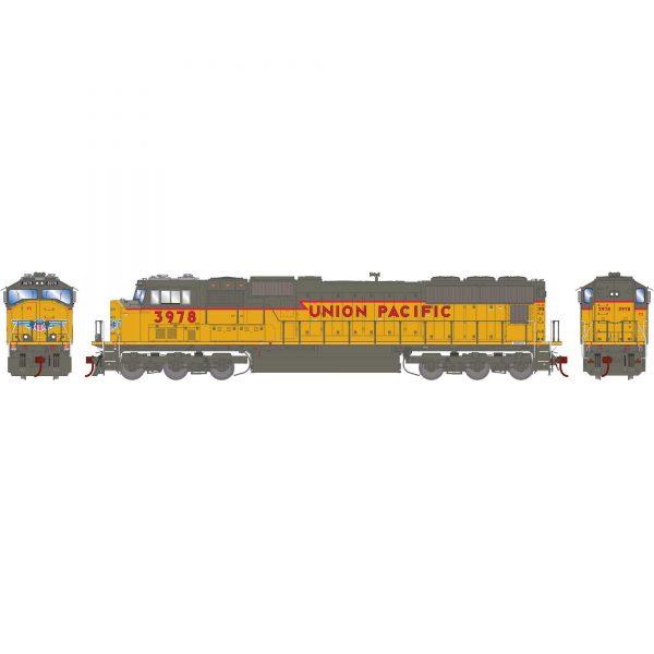 Athearn Genesis 70626  Diesel Locomotive SD70M, UP (Ex-SP) (DCC/Sound) #3978