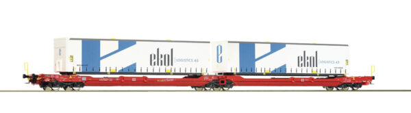 Roco 77386  Articulated double pocket wagon T3000e, DB AG