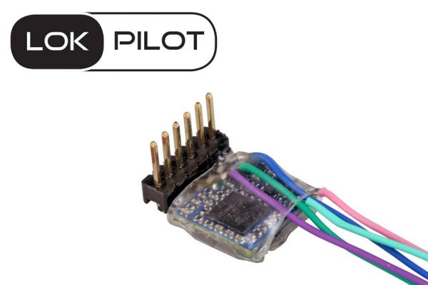 ESU 59837  LokPilot 5 micro DCC/MM/SX, 6-pin Direct 90 degrees