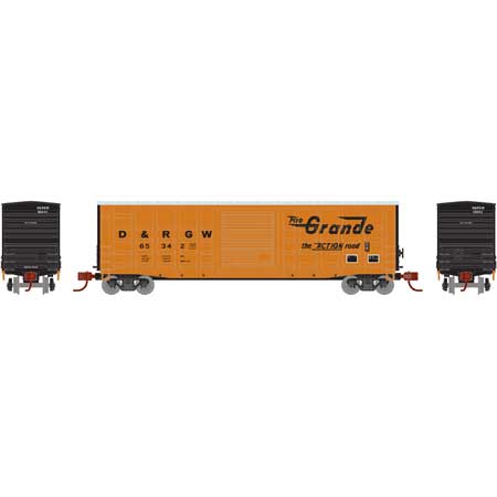 Athearn 25380  50' Waffle Side Boxcar, D&RGW