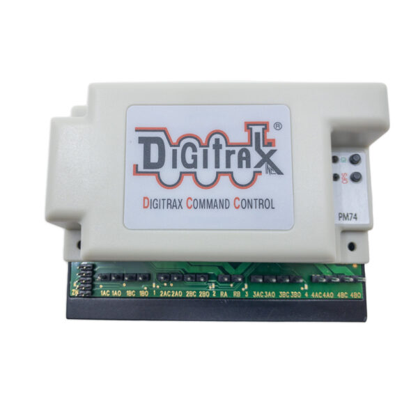 Digitrax PM74  Power Manager with Occupancy and Transponding detection for 4 sub-districts