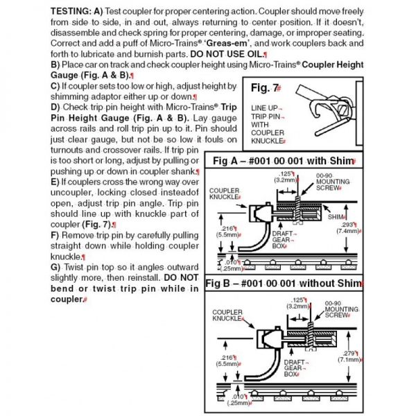 Micro Trains 00110001 (1015-10)   N Universal BMC Short Shank Unassembled (10pr)