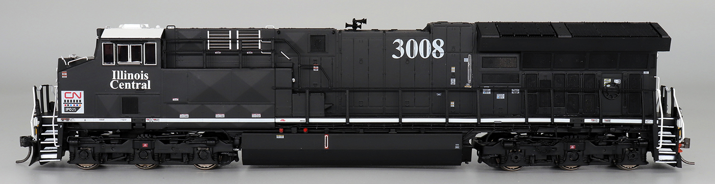 Intermountain Railway 497112S-01  Diesel Locomotive "Tier 4" GEVO, CN Heritage IC #3008 (DCC/Sound)