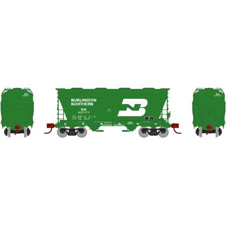 Athearn 27425   ACF 2970 Covered Hopper, BN/Green